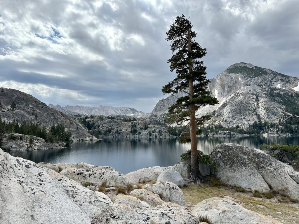 Peeler Lake along the Benson Lake Loop in the Sierra Nevada Mountains and the Hoover Wilderness